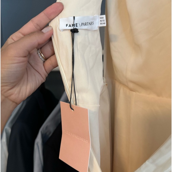 Fame and Partners Pleated V Neck dress - Picture 6 of 7